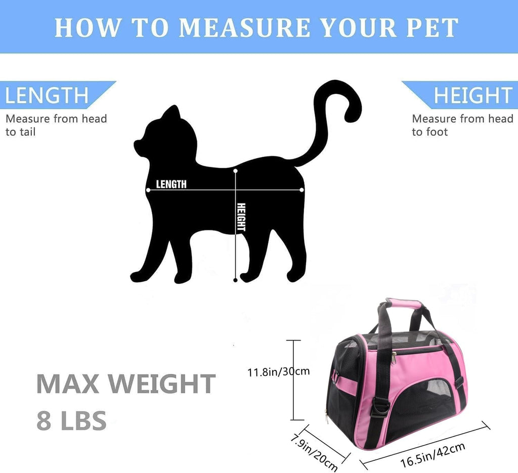 ZvoanSem Pet Carrier Bag,Small Cat Carrier | PetNestUK