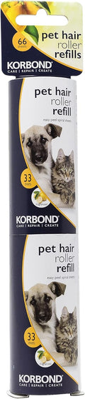 Korbond Pet Lint Roller Refills - 396 Sheets, | PetNestUK