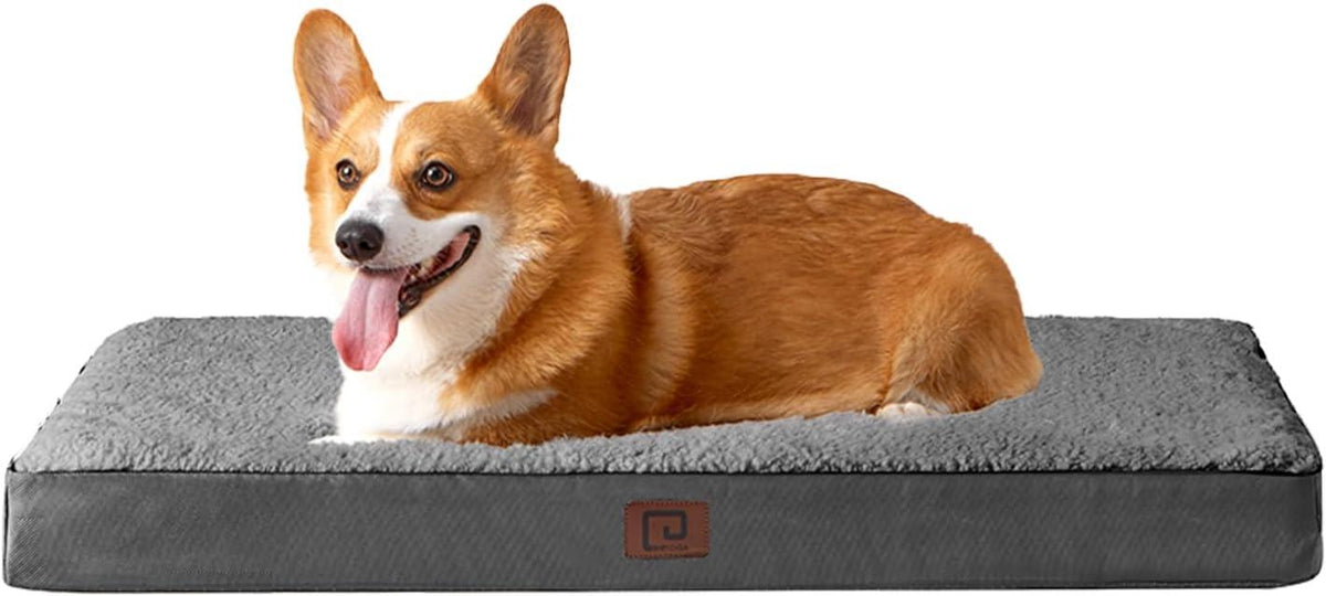 EHEYCIGA Foam Dog Mattress with Removable Cover