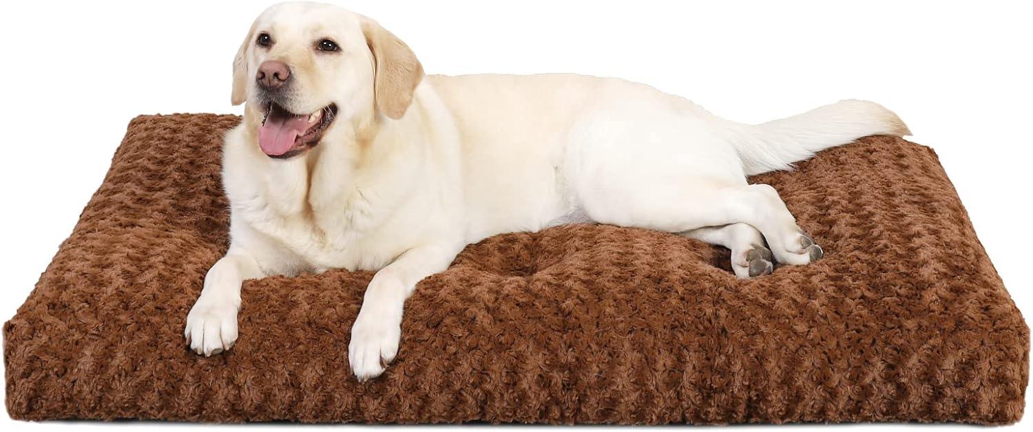 KSIIA Large Dog Bed Washable, Calming Dog Bed, | PetNestUK
