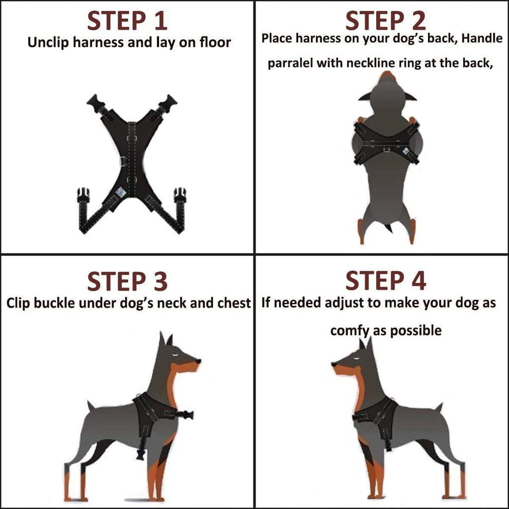 Musonic No Pull Dog Harness Breathable | PetNestUK