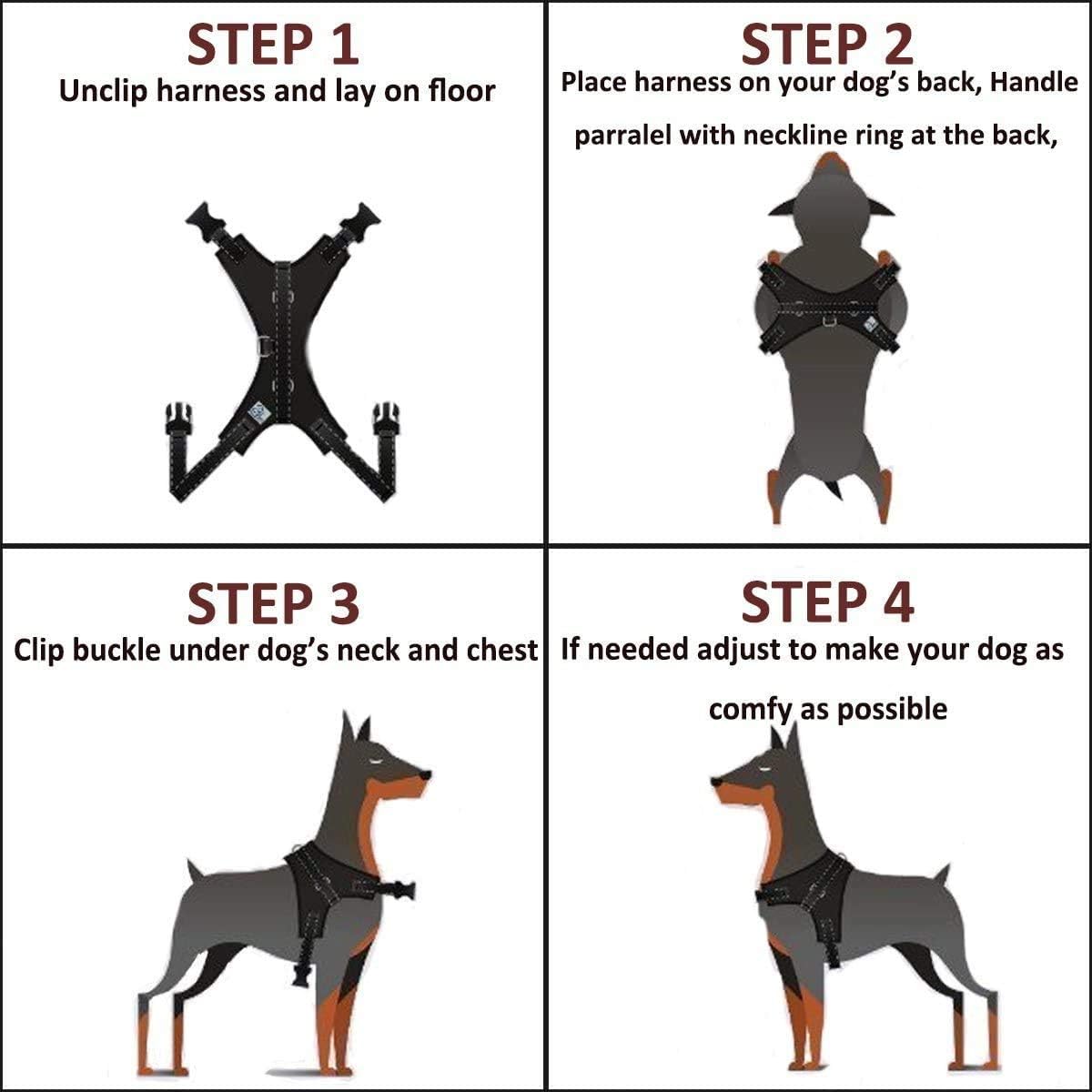 Musonic No Pull Dog Harness Breathable | PetNestUK