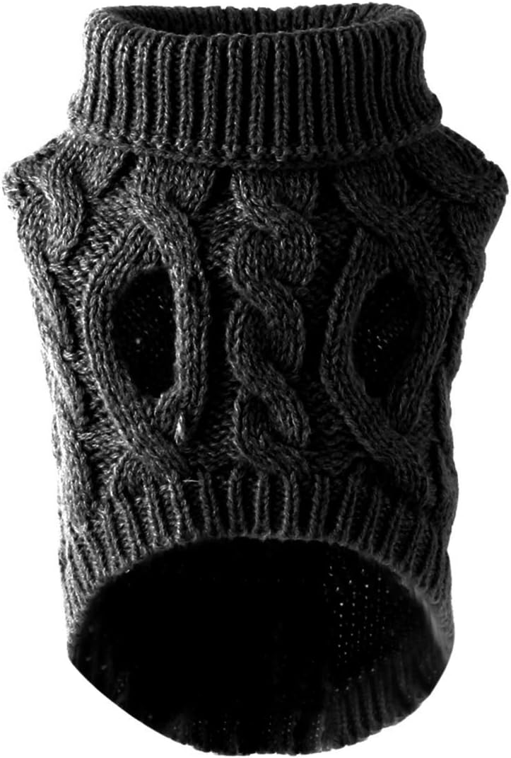Pet Dog Turtleneck Knitting Sweater Coat Winter | PetNestUK