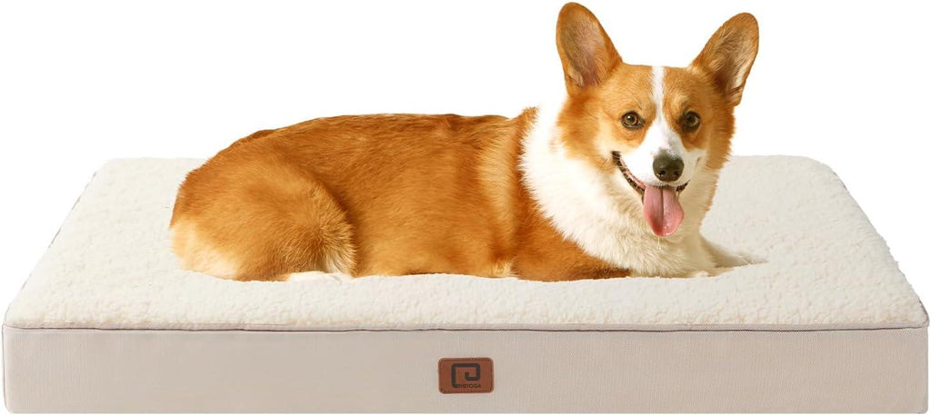 EHEYCIGA Foam Dog Mattress with Removable Cover
