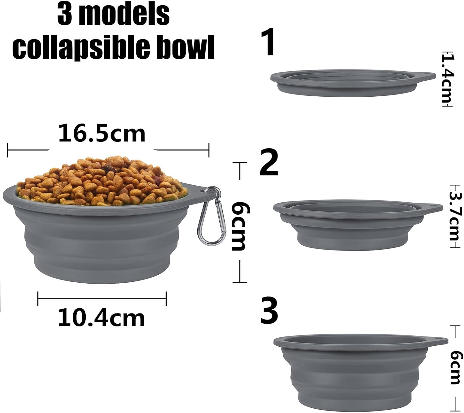 SLSON 2 Pack Dog Collapsible Bowl Large Portable | PetNestUK