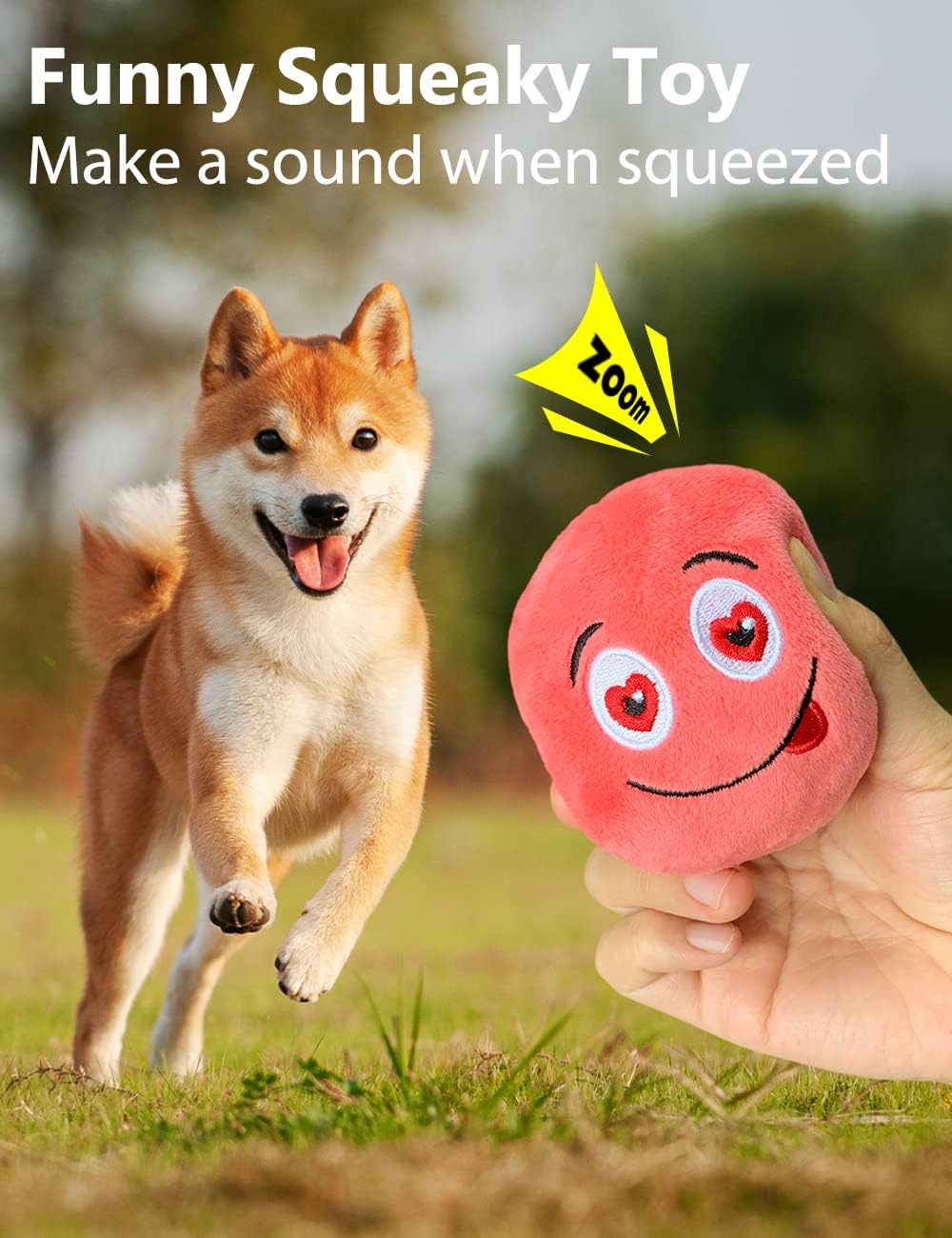 TONGKTAI Dog Toys, Soft Stuffed Plush Balls Pet | PetNestUK