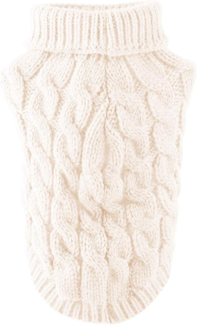 Knitted Turtleneck Jumper for Dogs and Cats