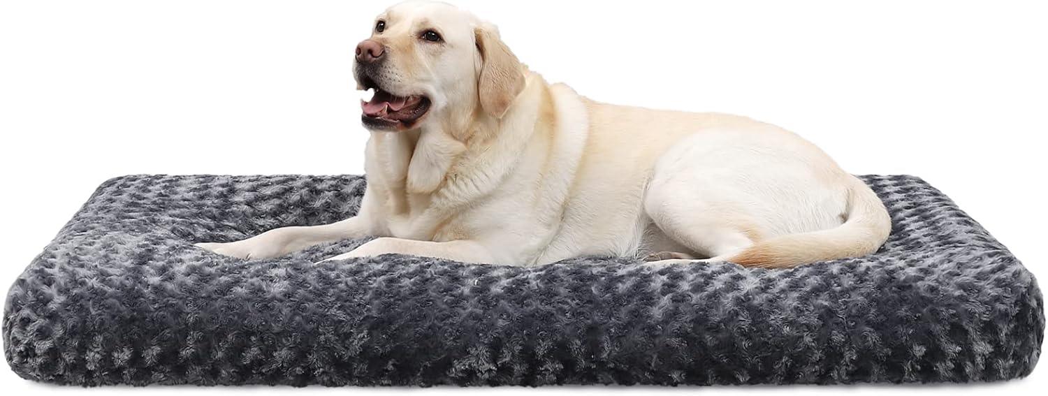 KSIIA Large Dog Bed Washable, Calming Dog Bed, | PetNestUK