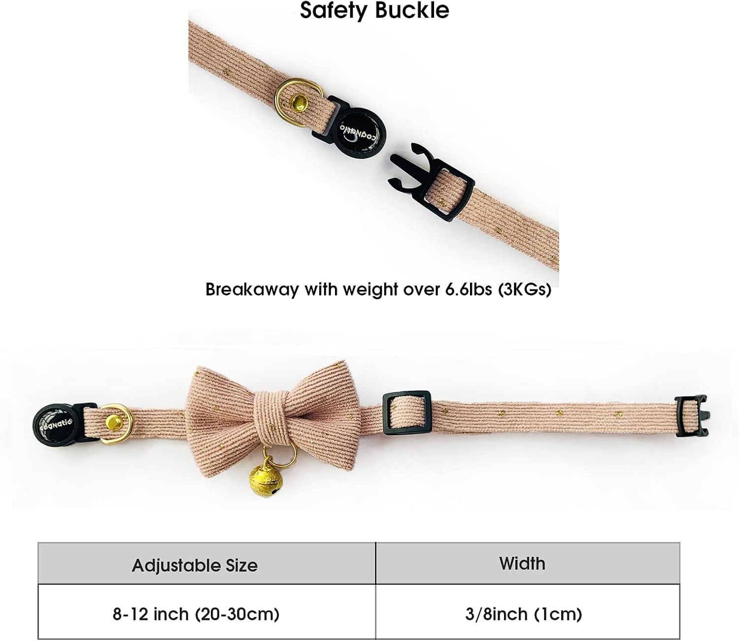 Cognatio Safety Quick Release Cat Collars, Soft | PetNestUK