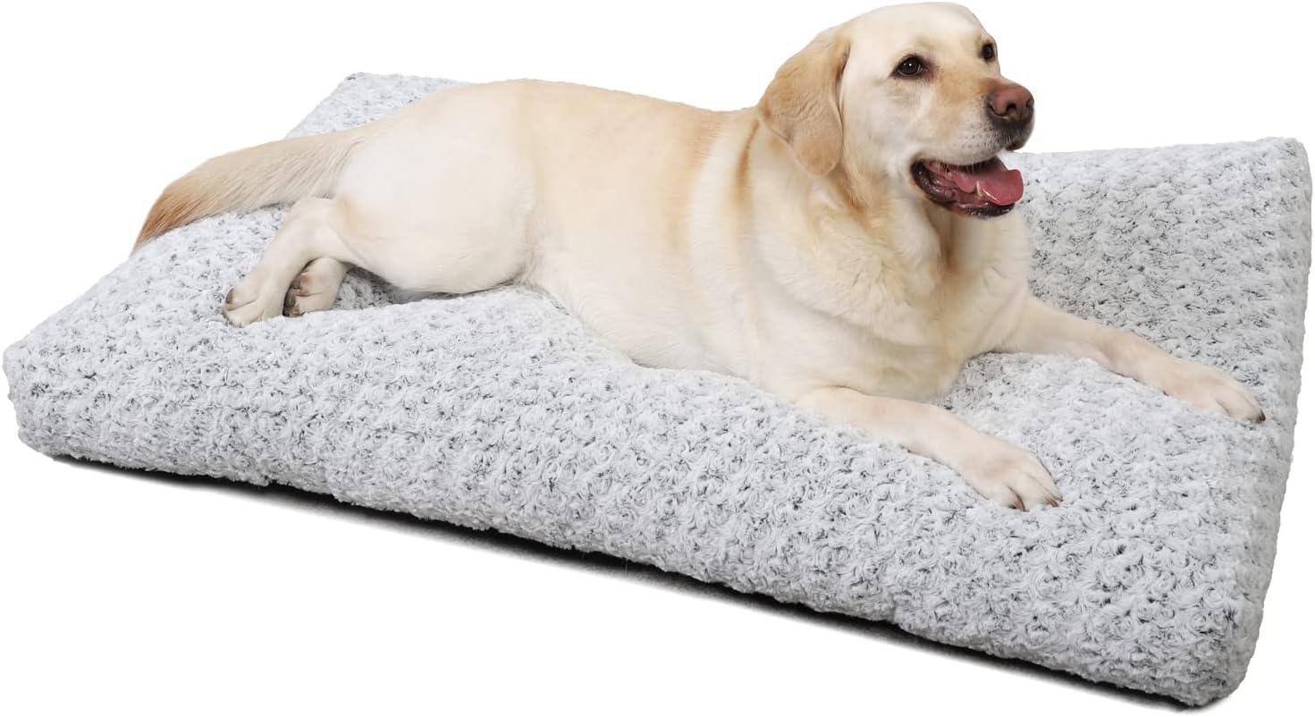 KSIIA Large Dog Bed Washable, Calming Dog Bed, | PetNestUK