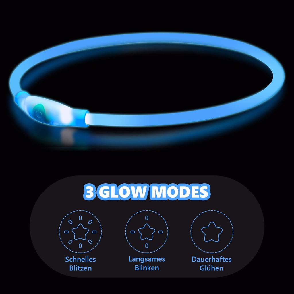 SerDa-Run Light Up Dog Collar, Dog Collar Lights | PetNestUK