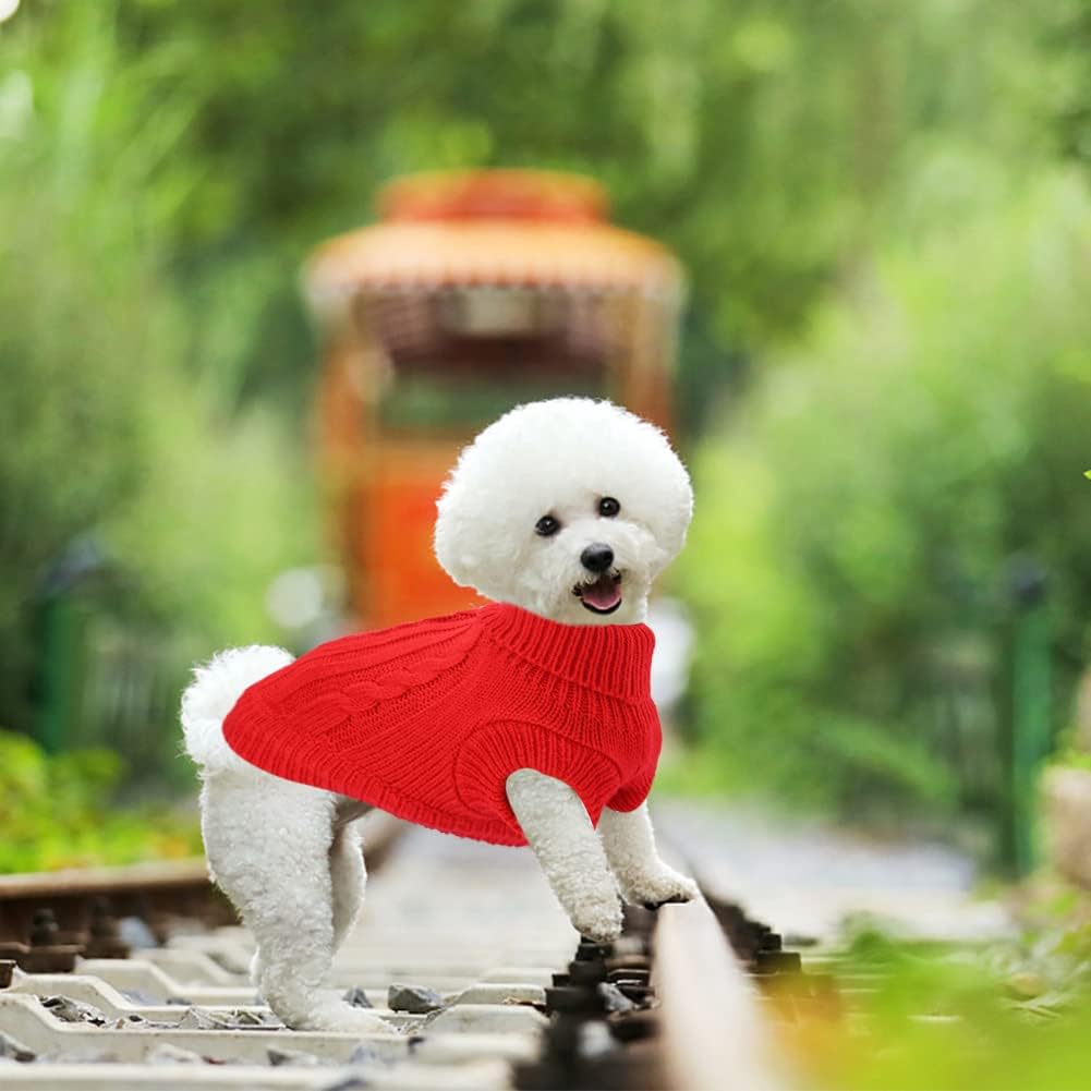 Small Dog Jumper, Warm Puppy Sweater for Small | PetNestUK