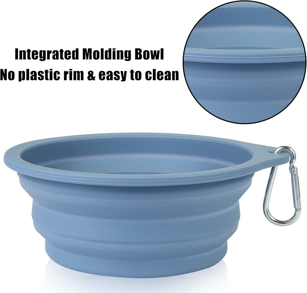 SLSON 2 Pack Dog Collapsible Bowl Large Portable | PetNestUK