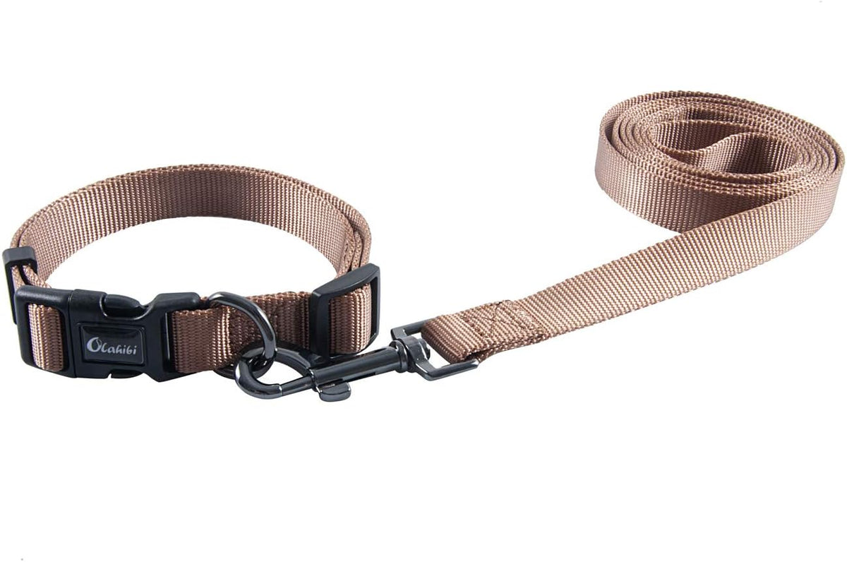 Olahibi Patterned Dog Collar and Lead Sets