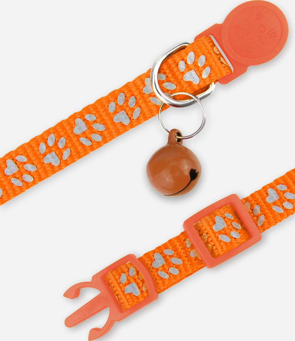 Taglory Reflective Cat Collar with Bell and | PetNestUK