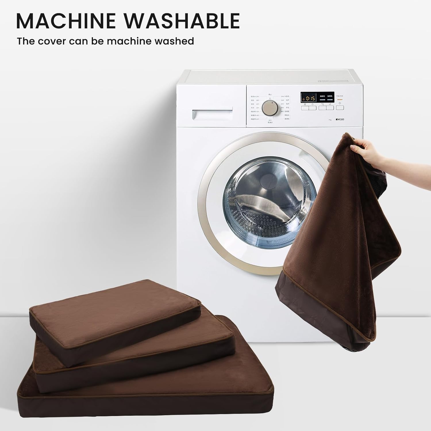 Jaspuriea Orthopedic Dog Beds Washable with | PetNestUK