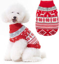 BINGPET Classic Dog Jumper Snowflake Elk Pattern | PetNestUK
