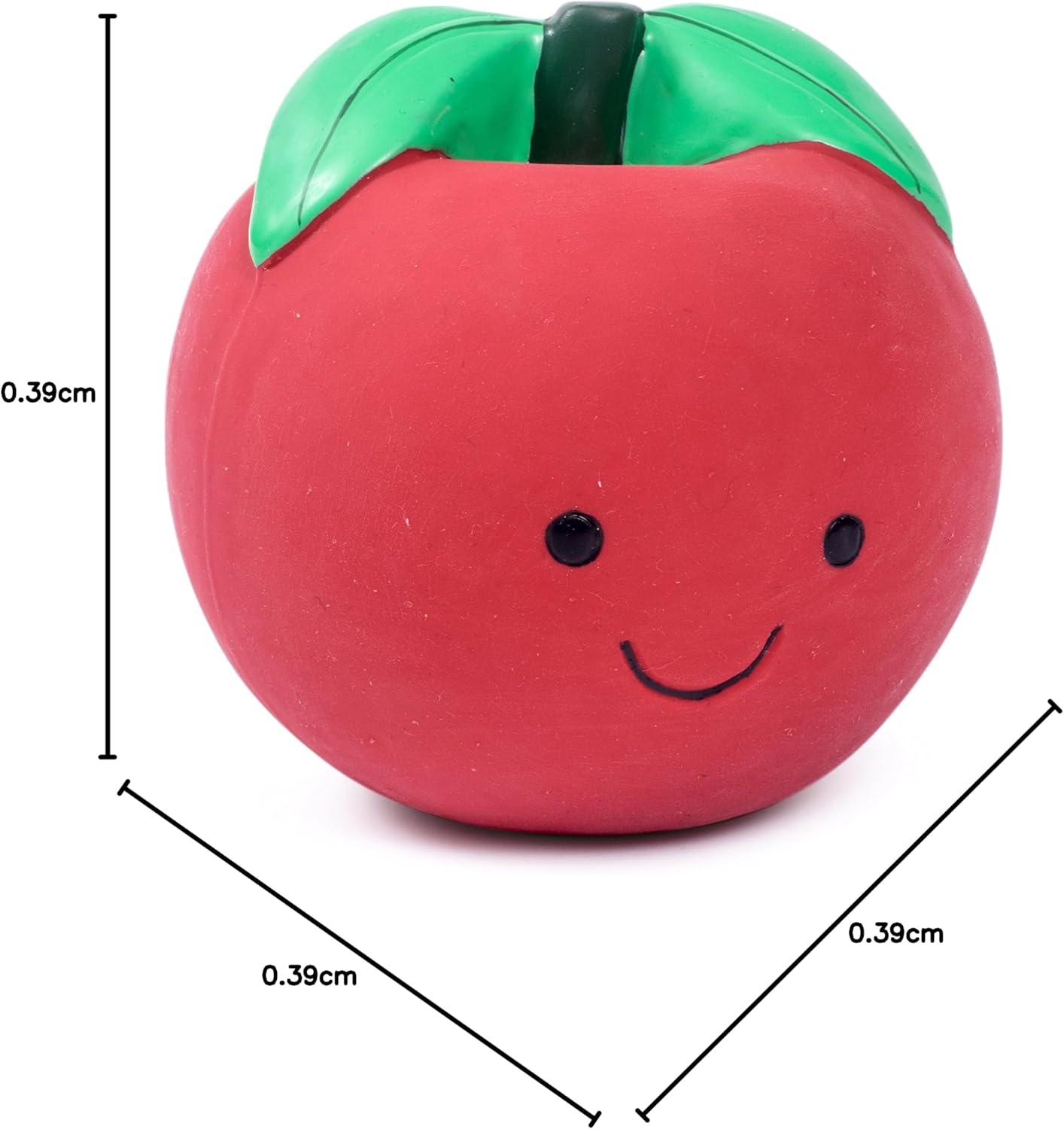 Petface Latex Apple Soft Chew Dog Toy, Large | PetNestUK