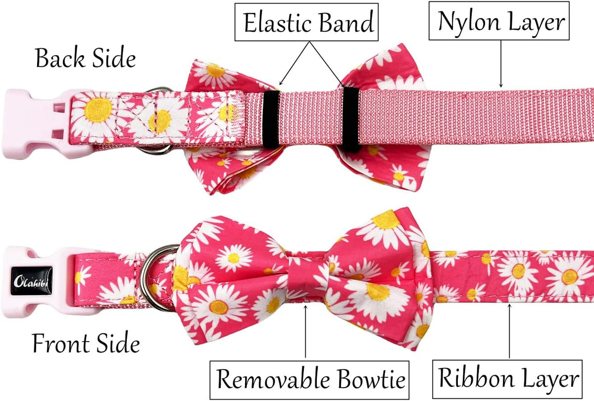 Olahibi Patterned Dog Collar and Lead Sets