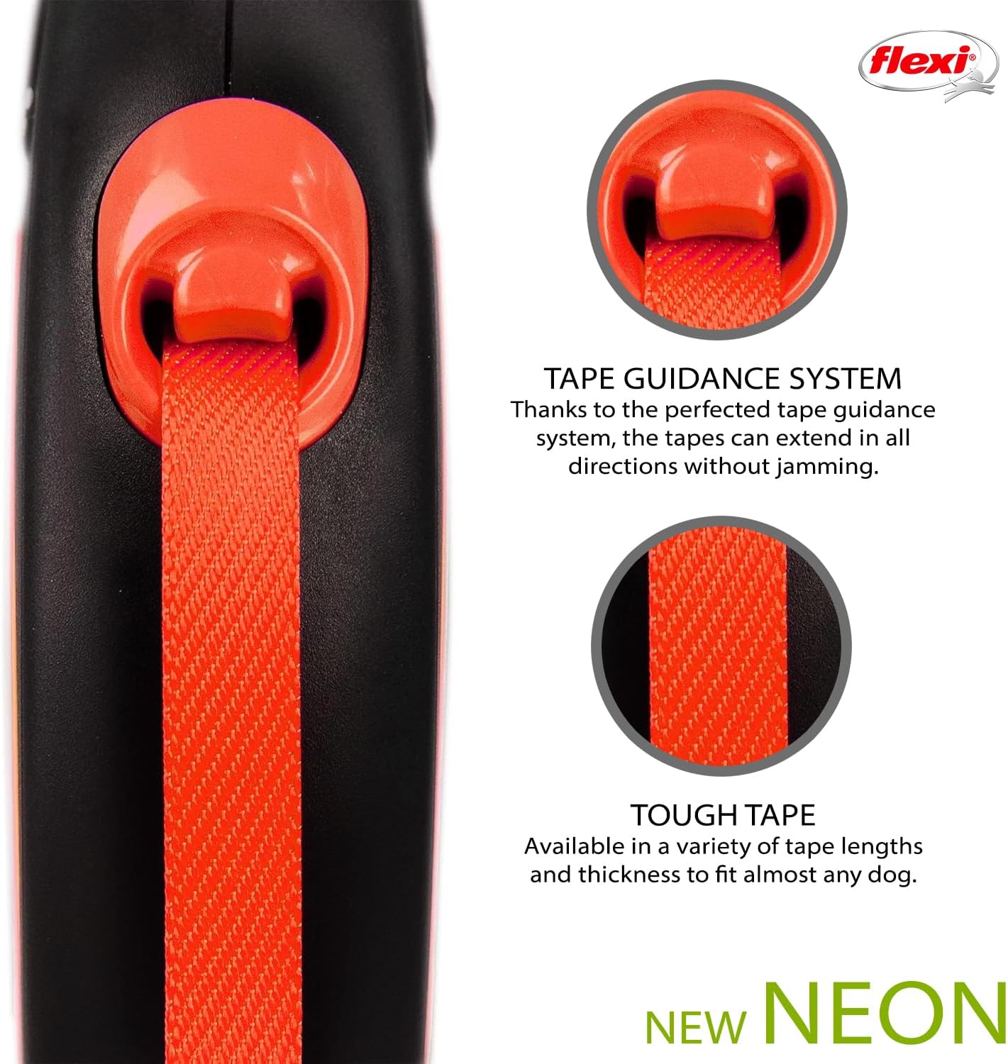 Flexi New Classic Tape Blue Large 8m Retractable | PetNestUK