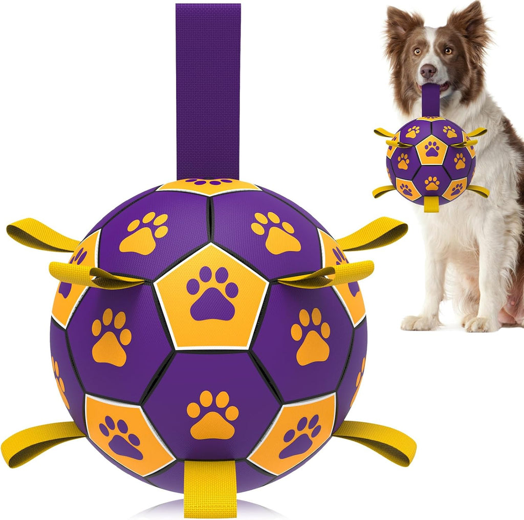 HETOO Dog Football with Grab Tabs