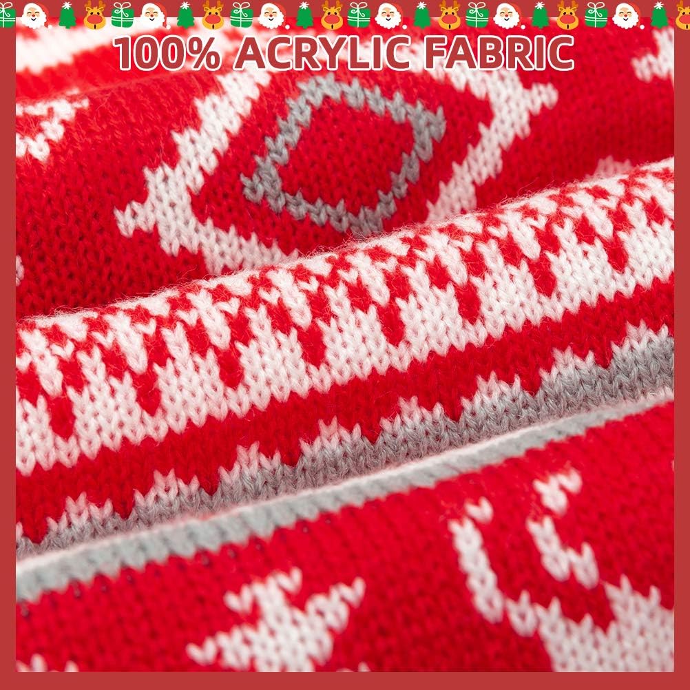 BINGPET Classic Dog Jumper Snowflake Elk Pattern | PetNestUK
