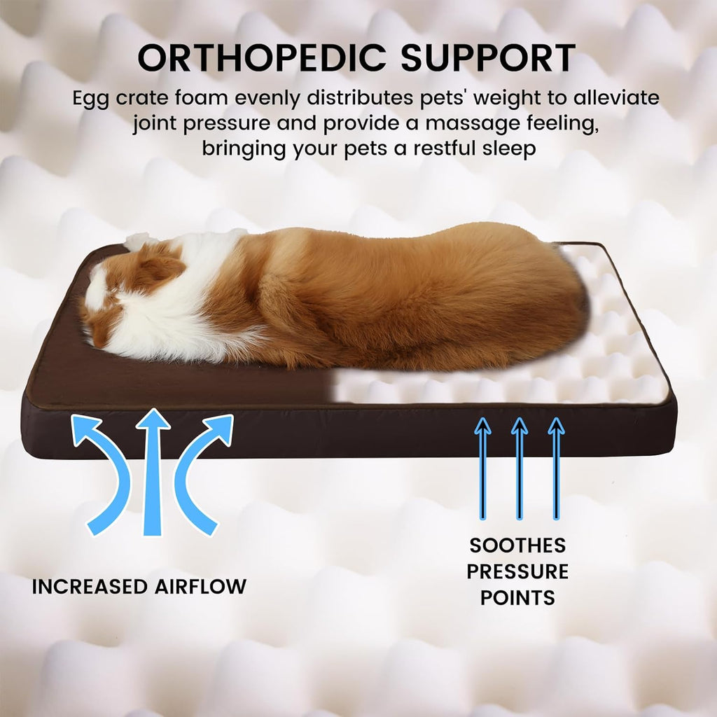 Jaspuriea Orthopedic Dog Beds Washable with | PetNestUK