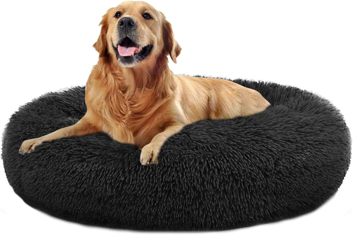 MFOX Faux-Fur Donut Pet Bed