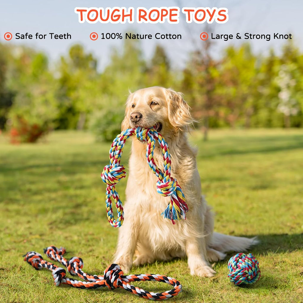 Aitmexcn Dog Rope Toys for Large Medium Dog | PetNestUK