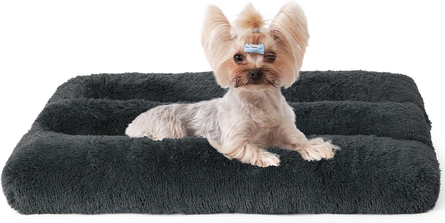 EHEYCIGA Calming Dog Bed Medium, Fluffy Anti | PetNestUK
