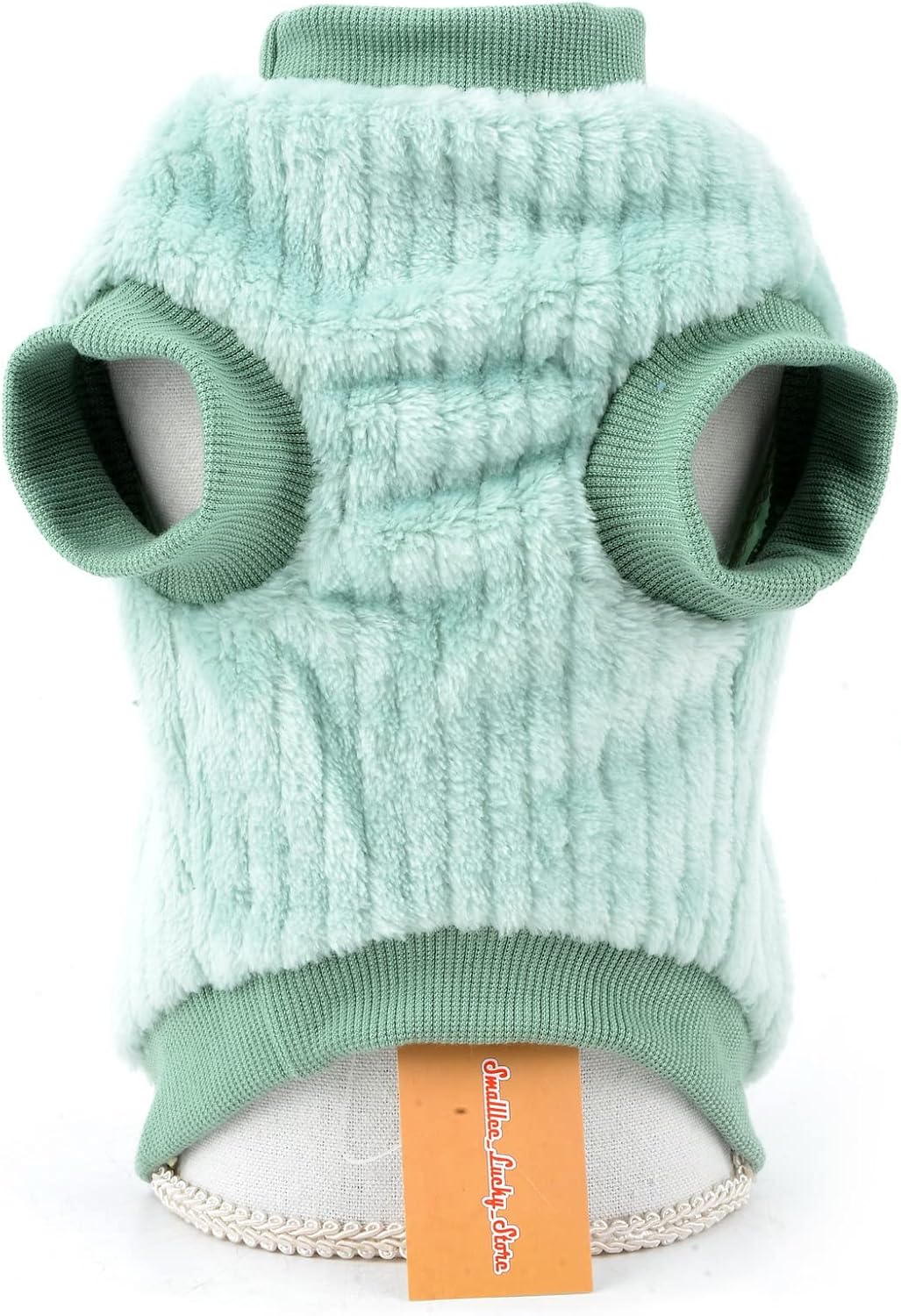 SMALLLEE_LUCKY_STORE Pet Ribbed Fleece Jumpers | PetNestUK