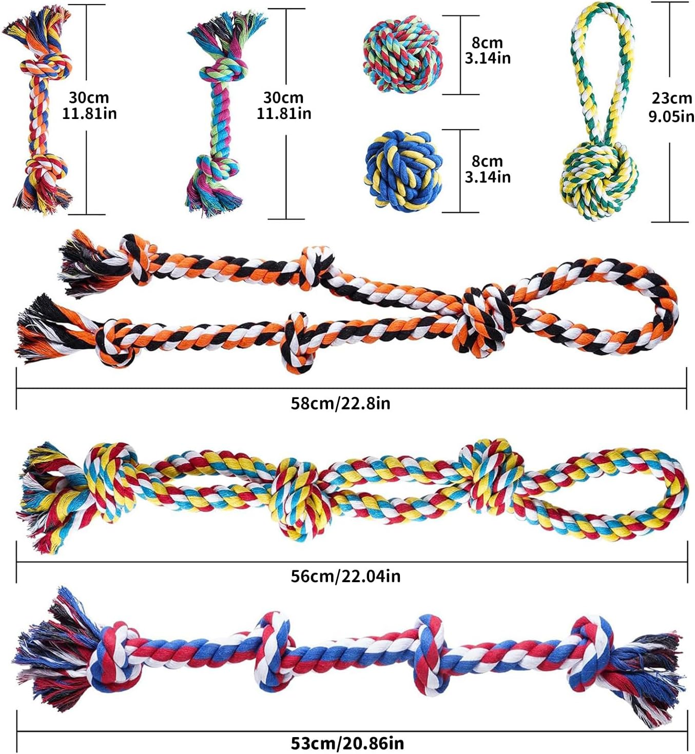 Aitmexcn Dog Rope Toys for Large Medium Dog | PetNestUK