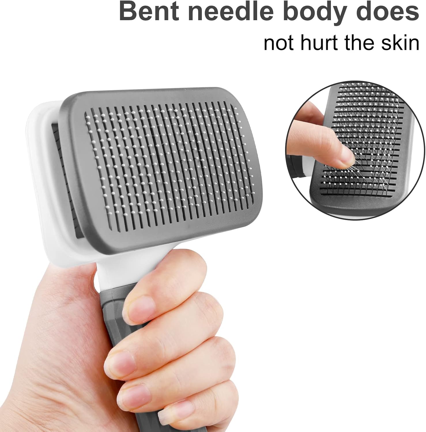 Dog Brush Cat Brush Grooming Comb,Self Cleaning | PetNestUK