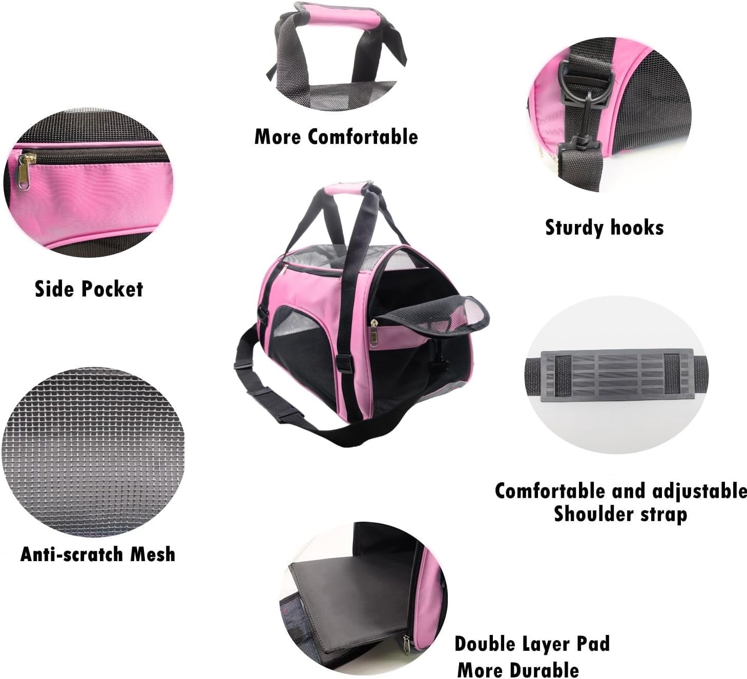 ZvoanSem Pet Carrier Bag,Small Cat Carrier | PetNestUK