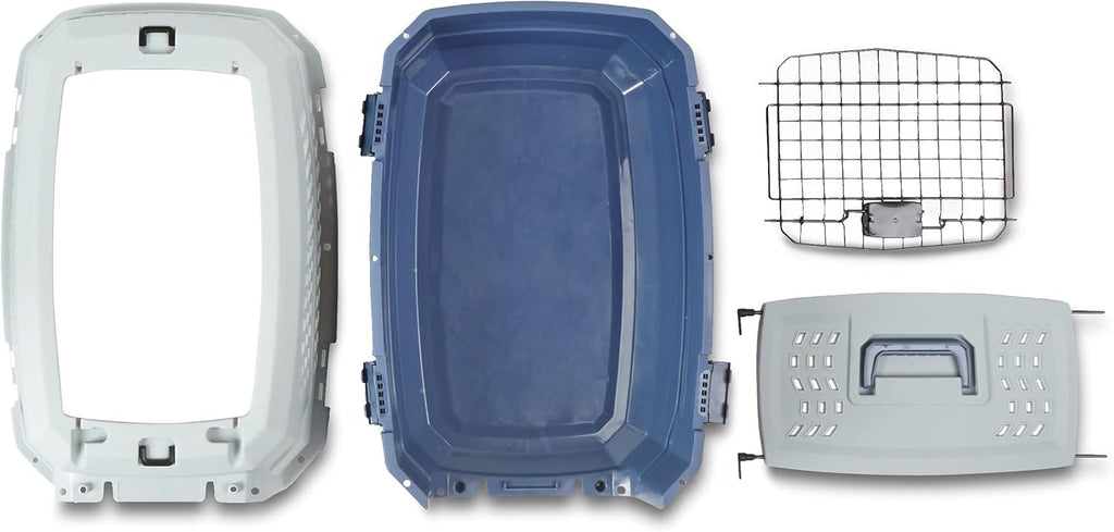 PetNestUK Basics Hard-Sided Cat Carrier, Two-Door | PetNestUK