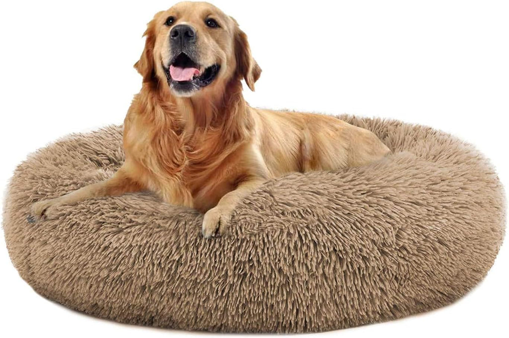 MFOX Faux-Fur Donut Pet Bed