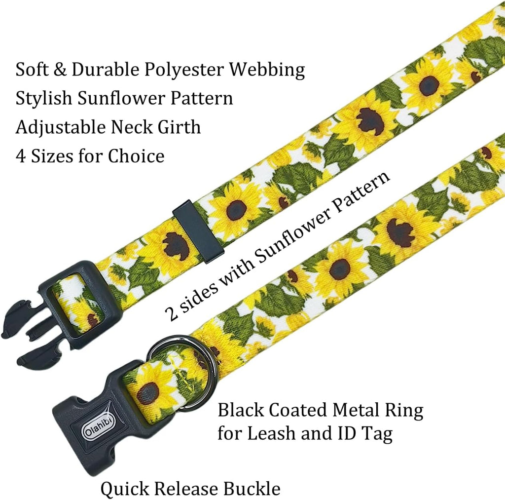 Olahibi Patterned Dog Collar and Lead Sets