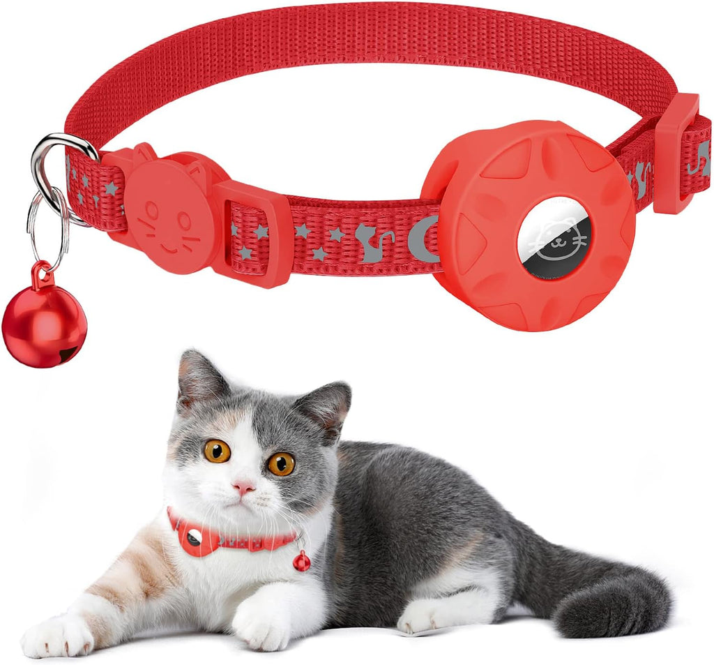 Simket Airtag Cat Collar, Refective Collar for | PetNestUK