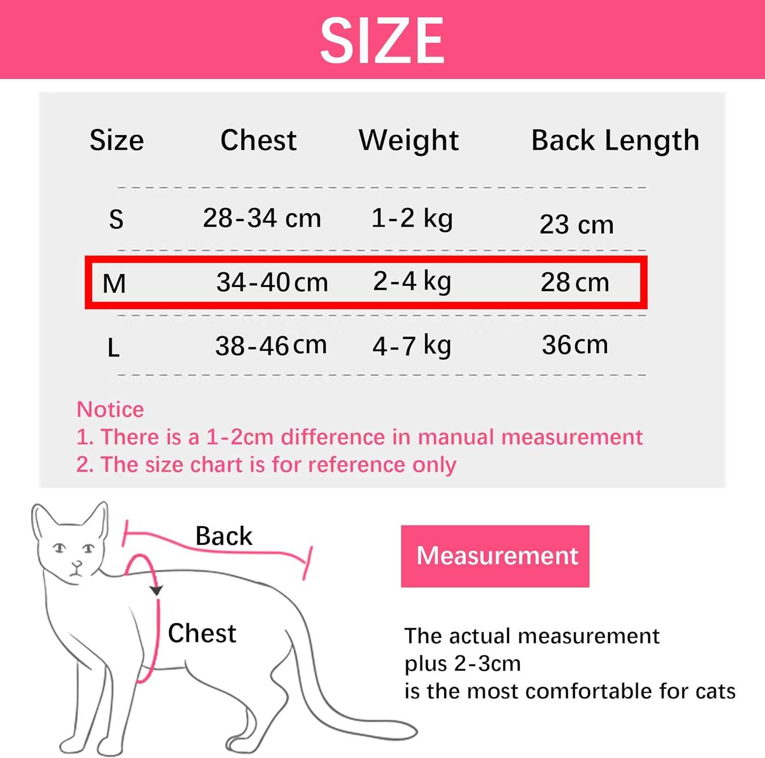 WDEC M 2-4kg Cat Professional Recovery Suit for | PetNestUK