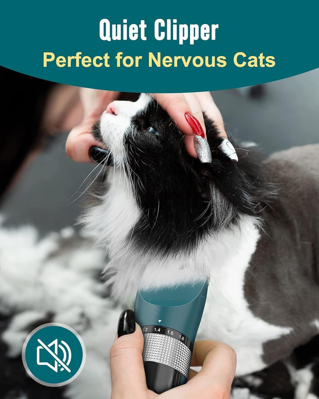 oneisall Cat Clippers for Matted Fur, 5-Speed | PetNestUK