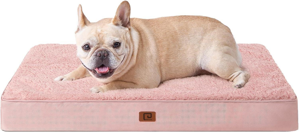 EHEYCIGA Foam Dog Mattress with Removable Cover