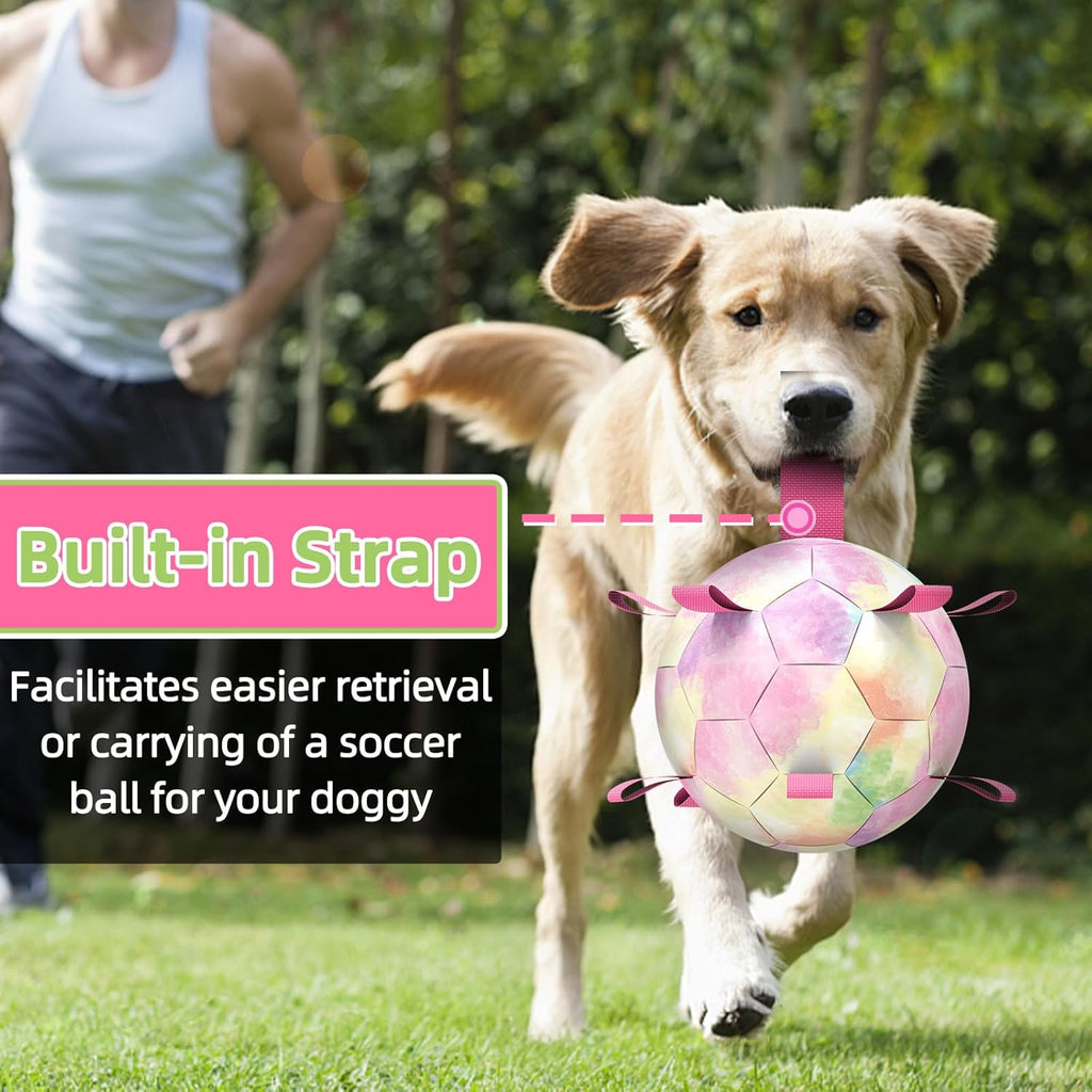 HETOO Dog Football with Grab Tabs