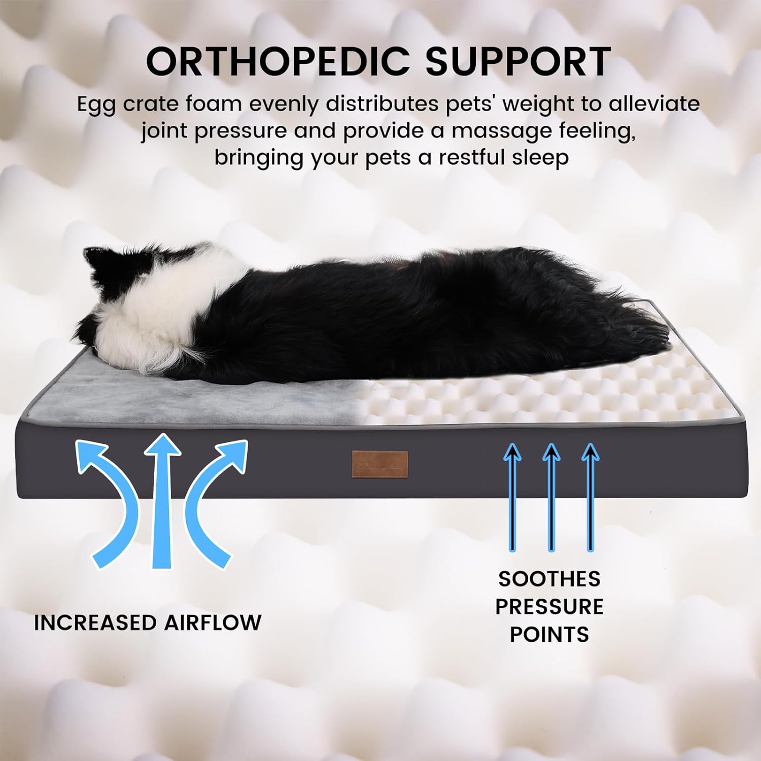 Jaspuriea Orthopedic Dog Beds Washable with | PetNestUK