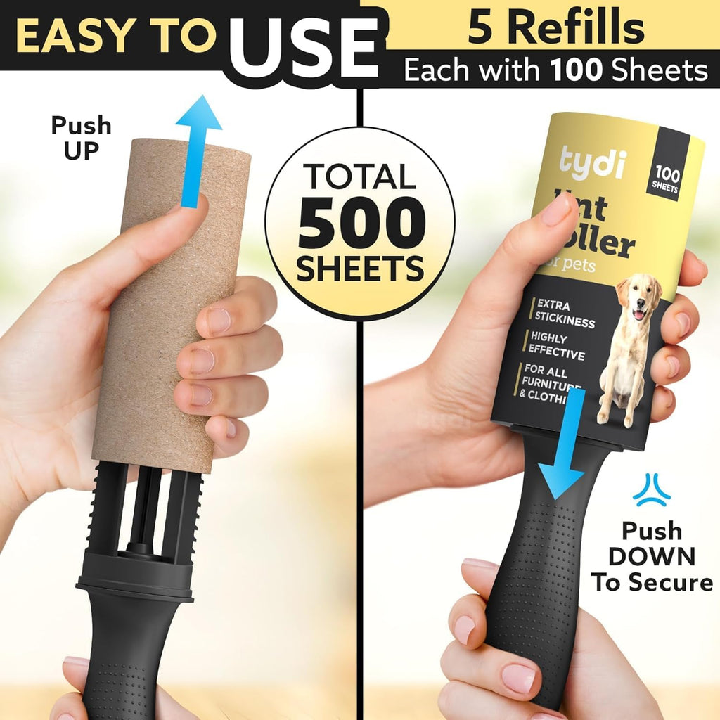 Tydi Pet Lint Roller Value Pack | PetNestUK