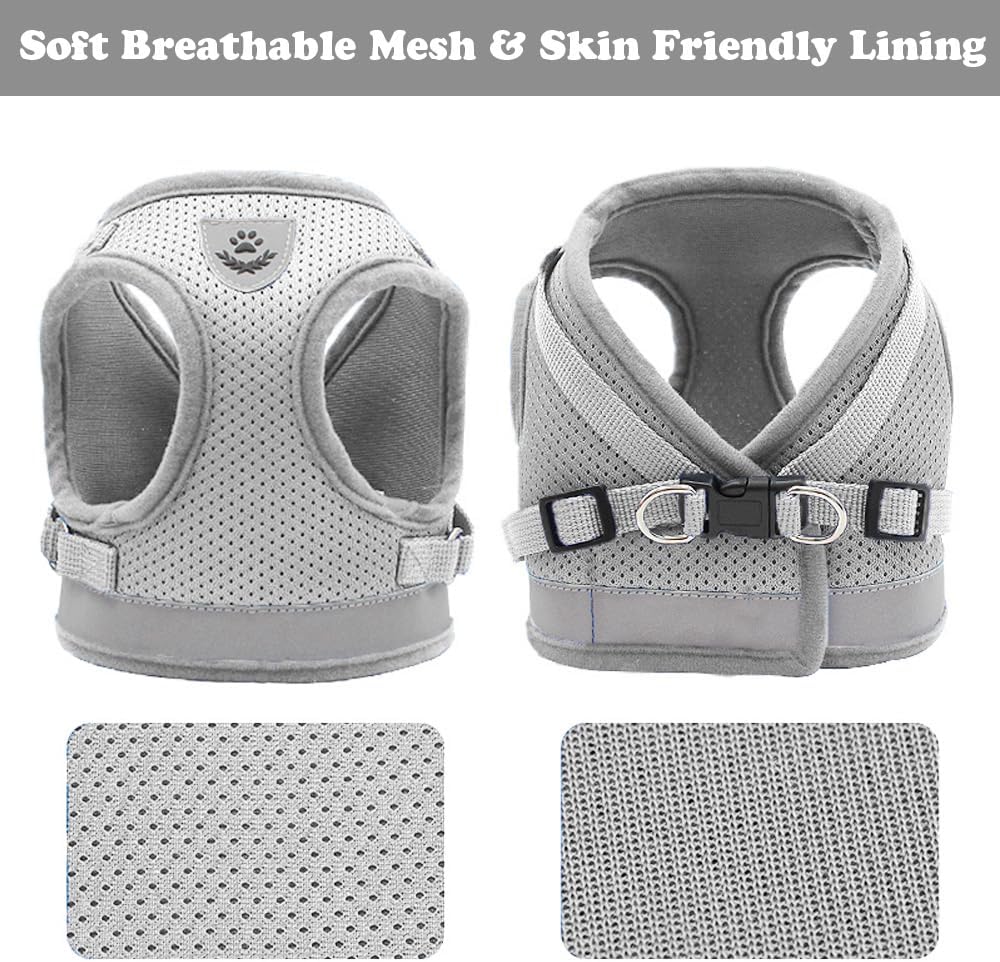 Anlitent Soft Mesh No Pull Cat Harness and Lead | PetNestUK