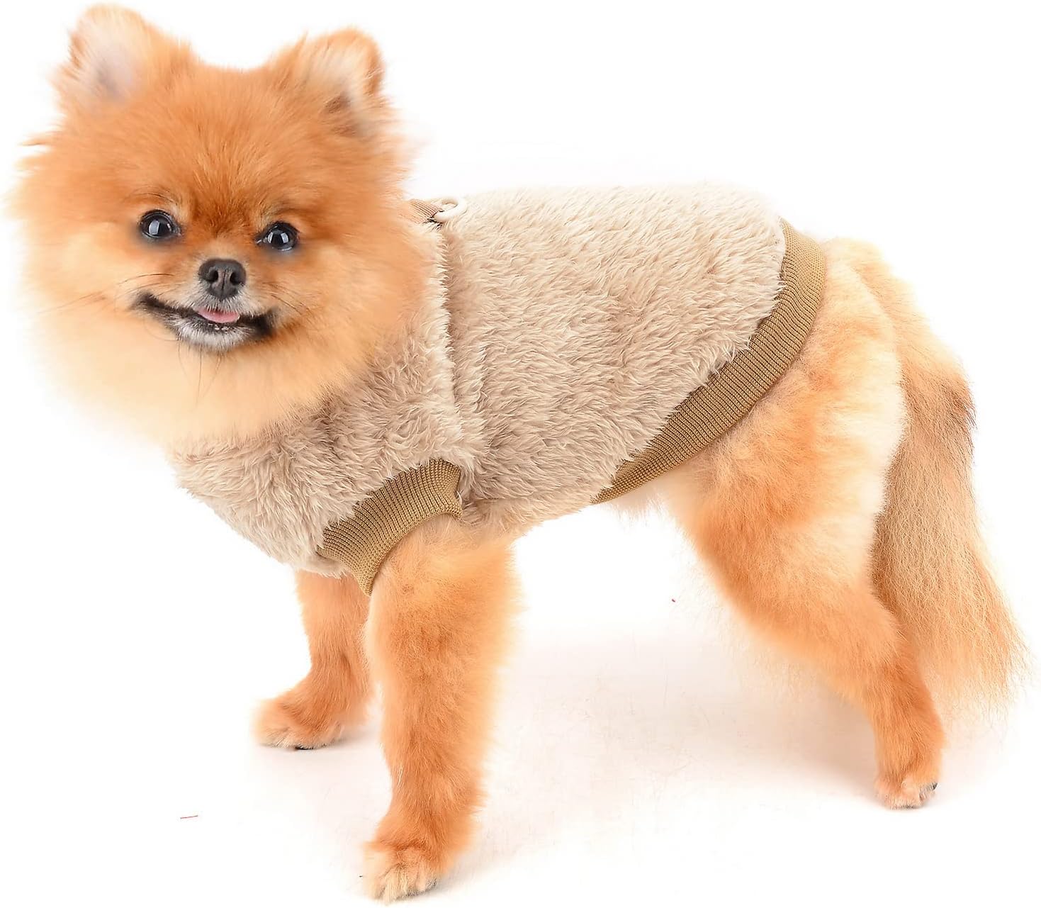 SMALLLEE_LUCKY_STORE Pet Sherpa Fleece Jumper | PetNestUK