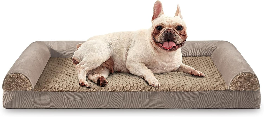 FURTIME Large Dog Bed(89 x 64cm), Orthopedic | PetNestUK