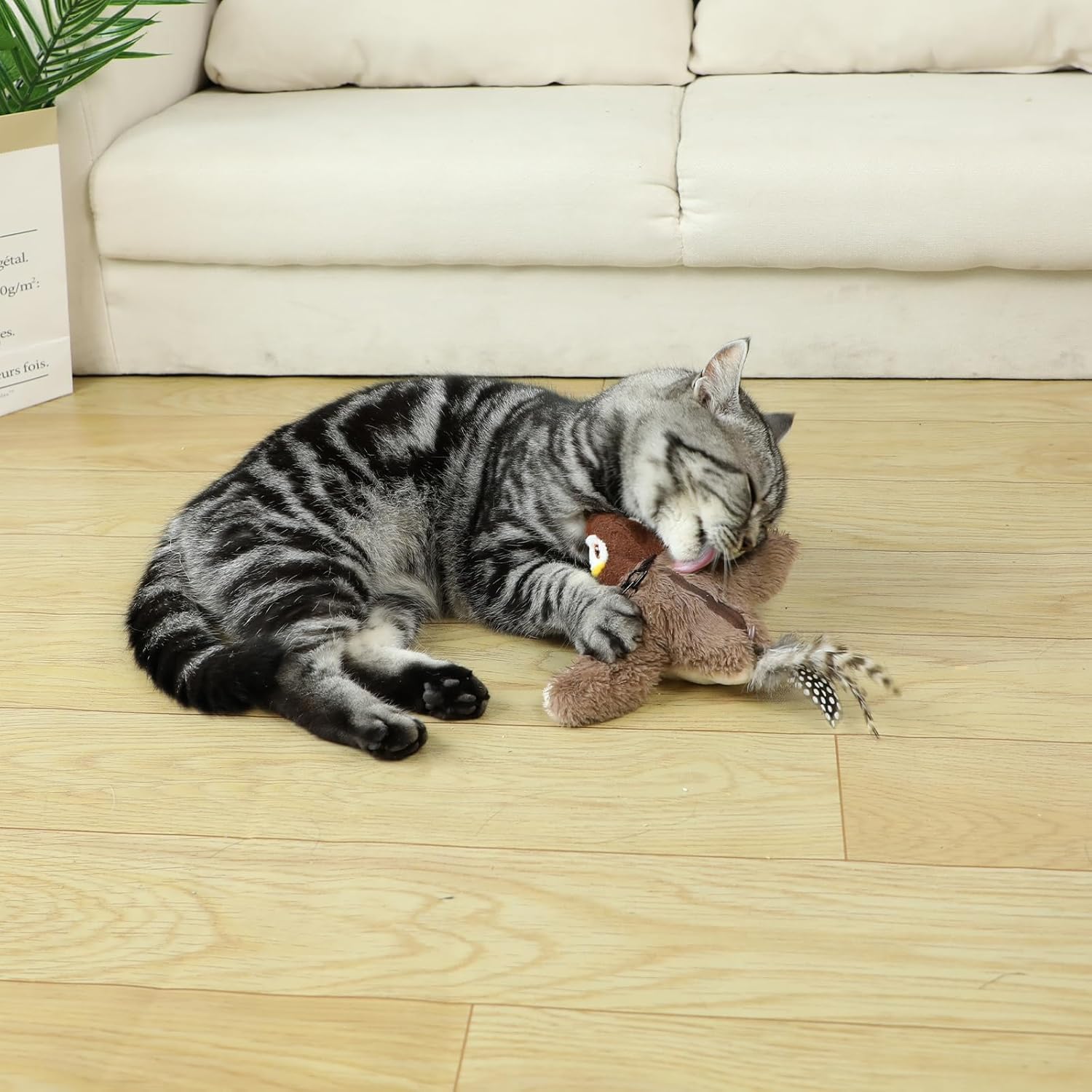 Nepfaivy Cat Toys Flapping Bird | PetNestUK
