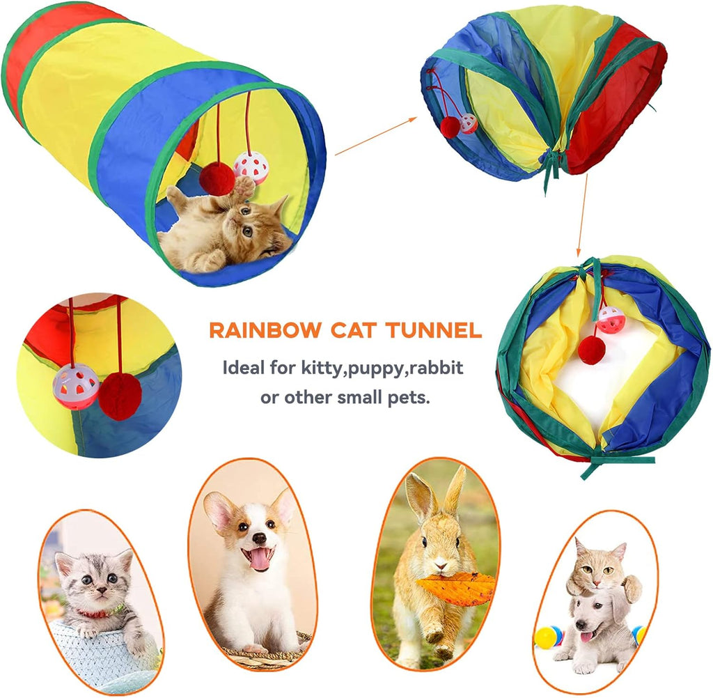 20 Pcs Cat Toys for Indoor Kitten, Collapsible | PetNestUK