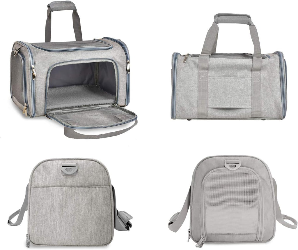 Qlfyuu Cat, Dog Carrier Portable, Soft Sided, | PetNestUK